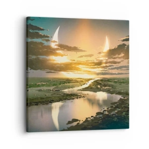 Vászonkép - Valahol egy messzi-messzi galaxisban - 30x30 cm