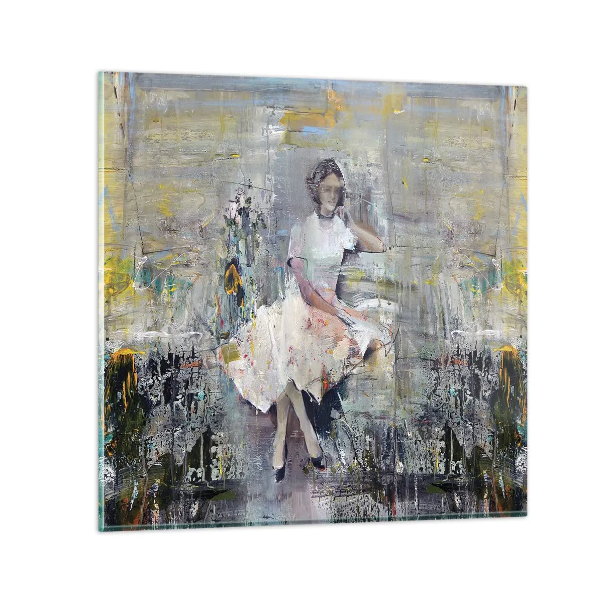 Üveg kép - Klasszikus és modern - 30x30 cm