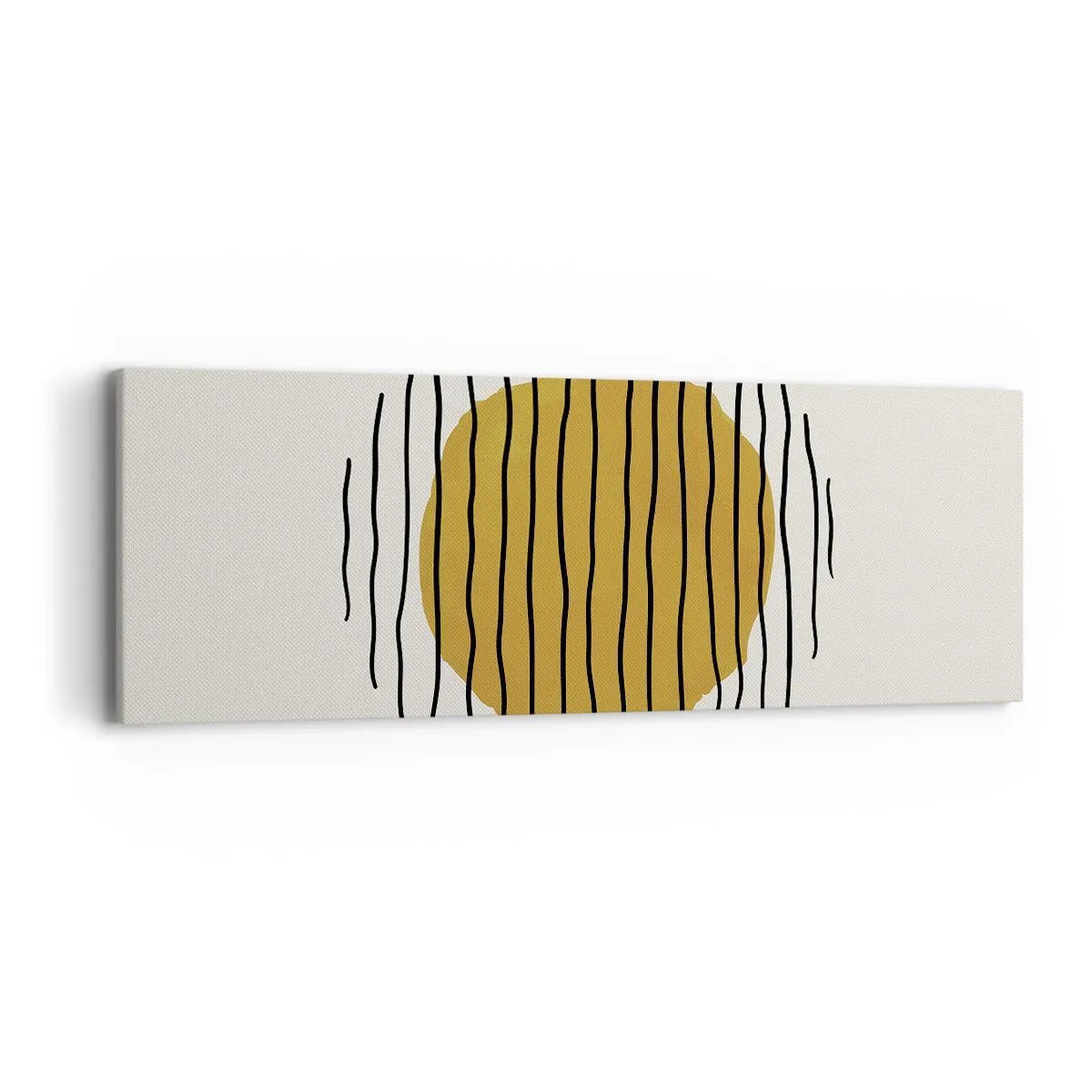 Vászonkép - A hőtől remegő absztrakció - 90x30 cm