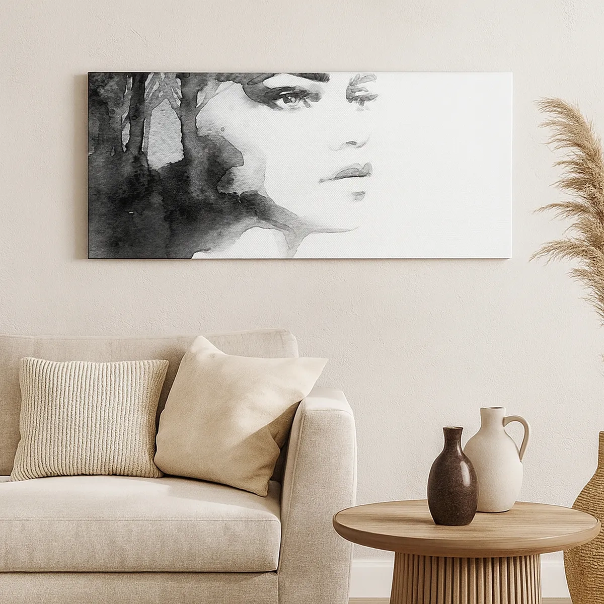 Vászonkép - Rejtélyből és ködből készült - 30x30 cm