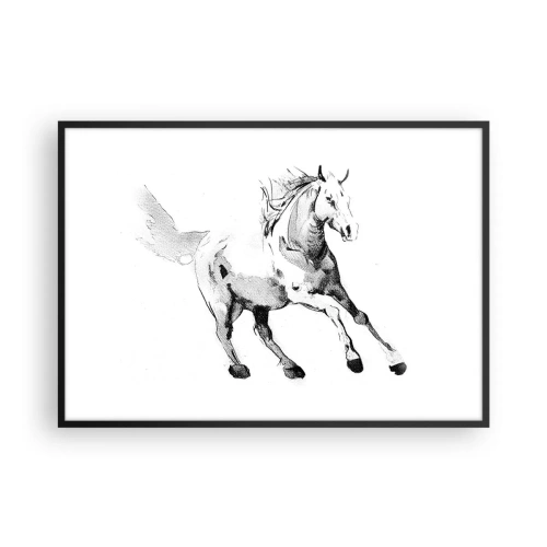 Poszter fehér keretben - Megszelídíthetetlen lélek - 100x70 cm