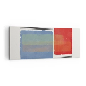 Vászonkép - A geometria szelleme és betűje - 100x40 cm