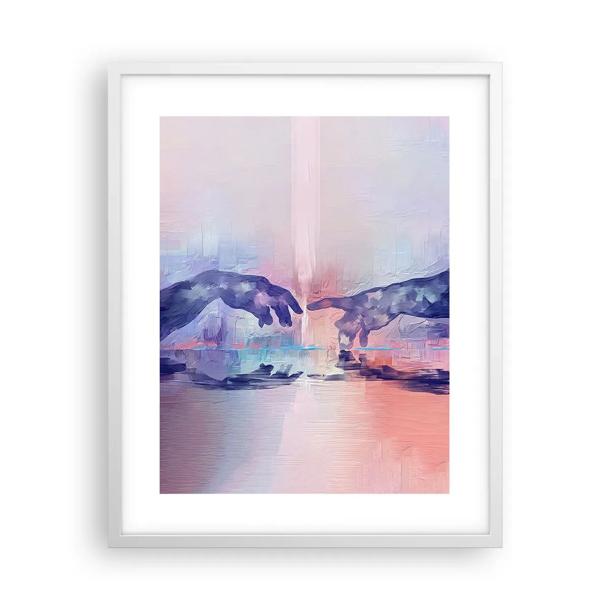 Poszter fekete keretben - Az élet isteni szikrája - 40x50 cm