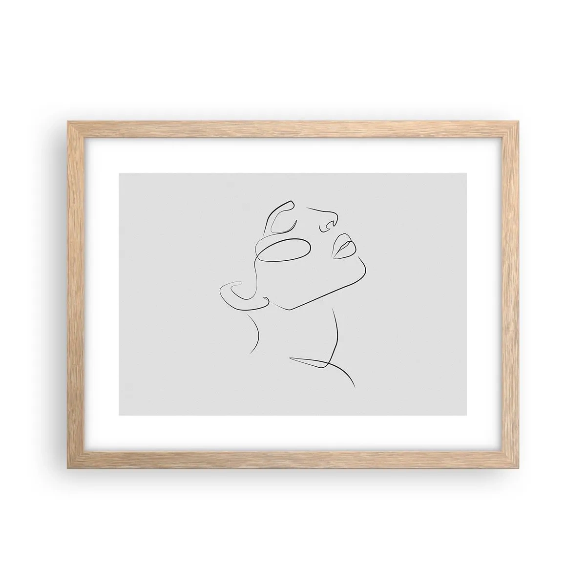 Poszter világos tölgy keretben - Az álmok fordulatai - 40x30 cm