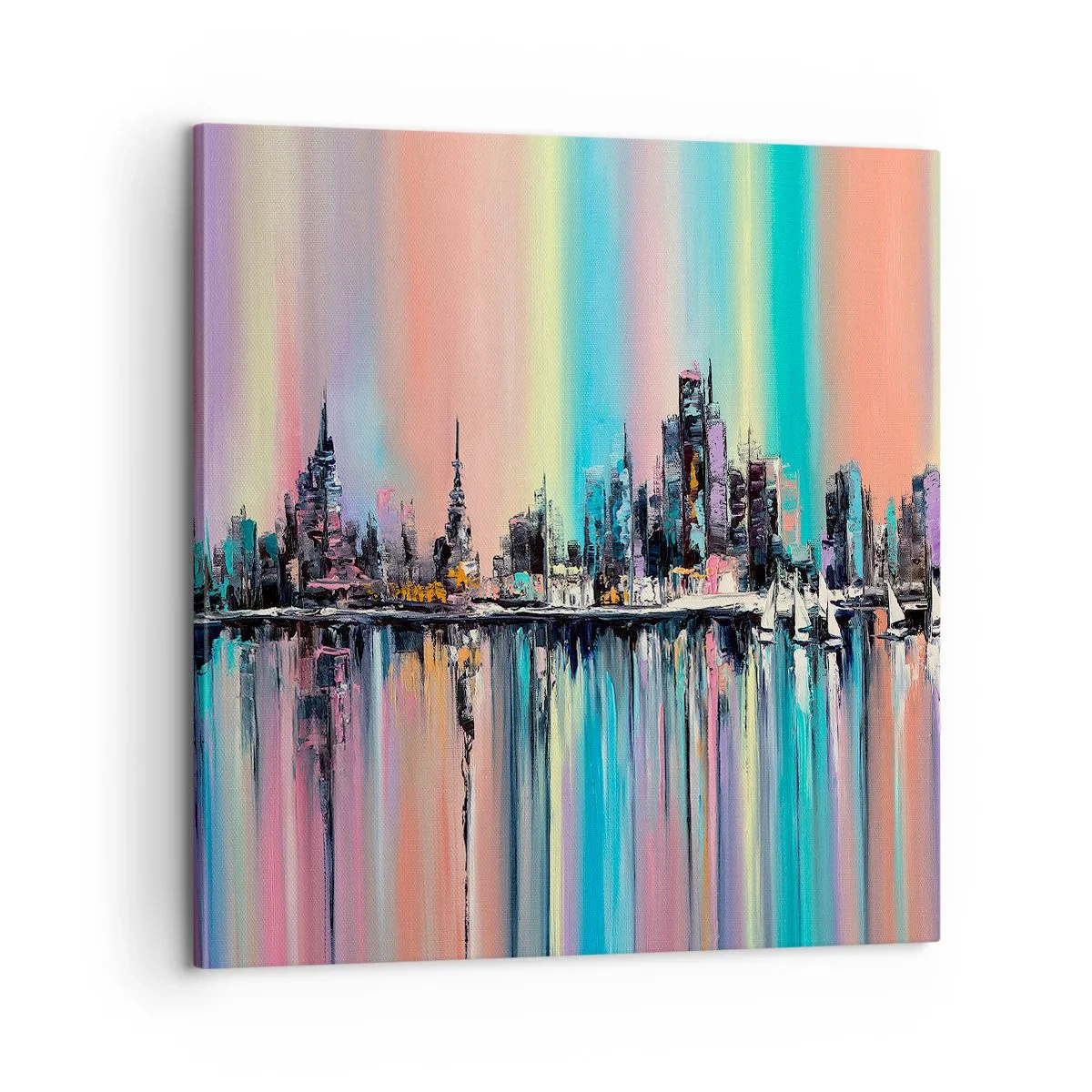 Vászonkép - Lejönni az éjszaka fényében - 60x60 cm