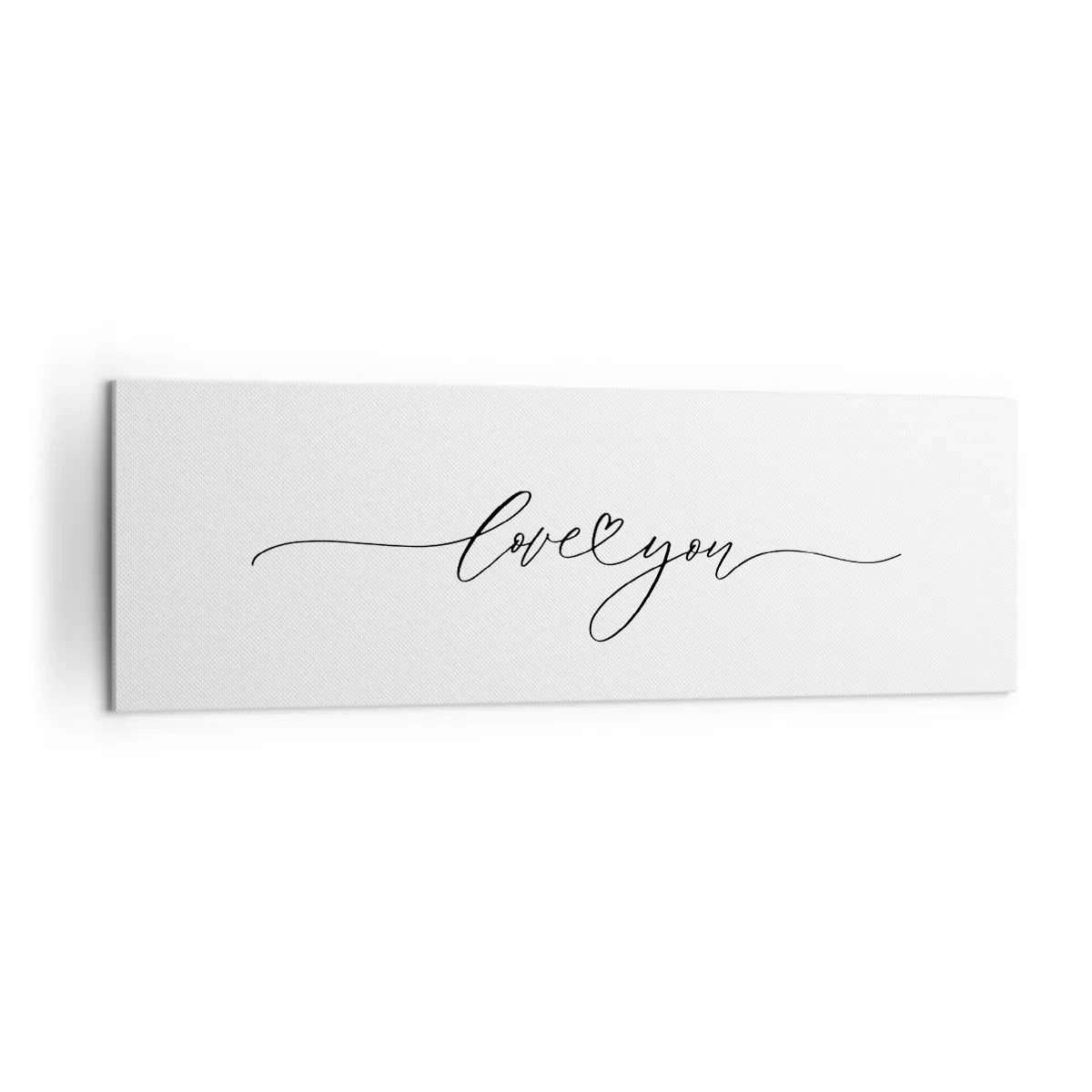 Vászonkép - Fekete fehéren - 160x50 cm