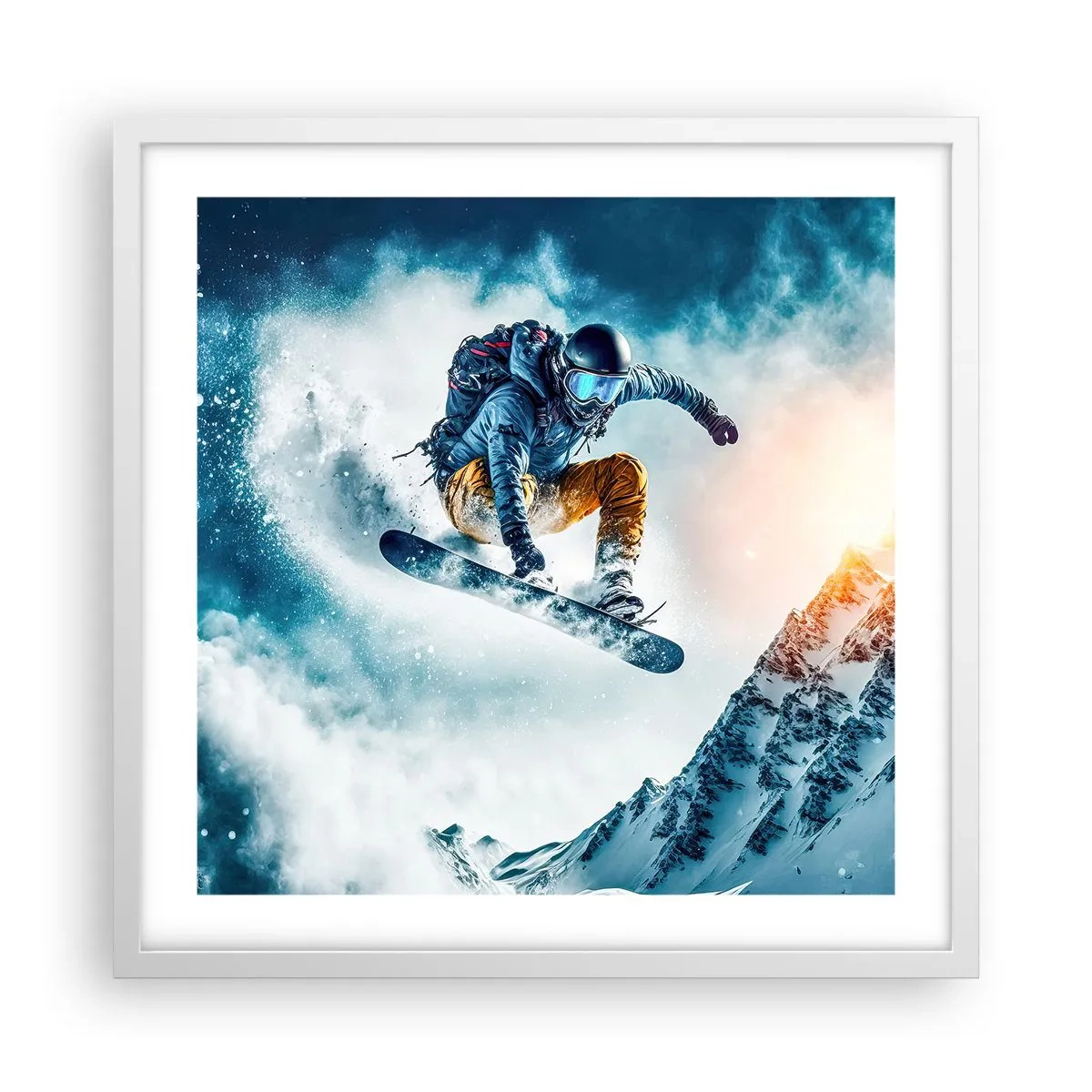 Poszter fekete keretben - Extrém érzelmek - 50x50 cm