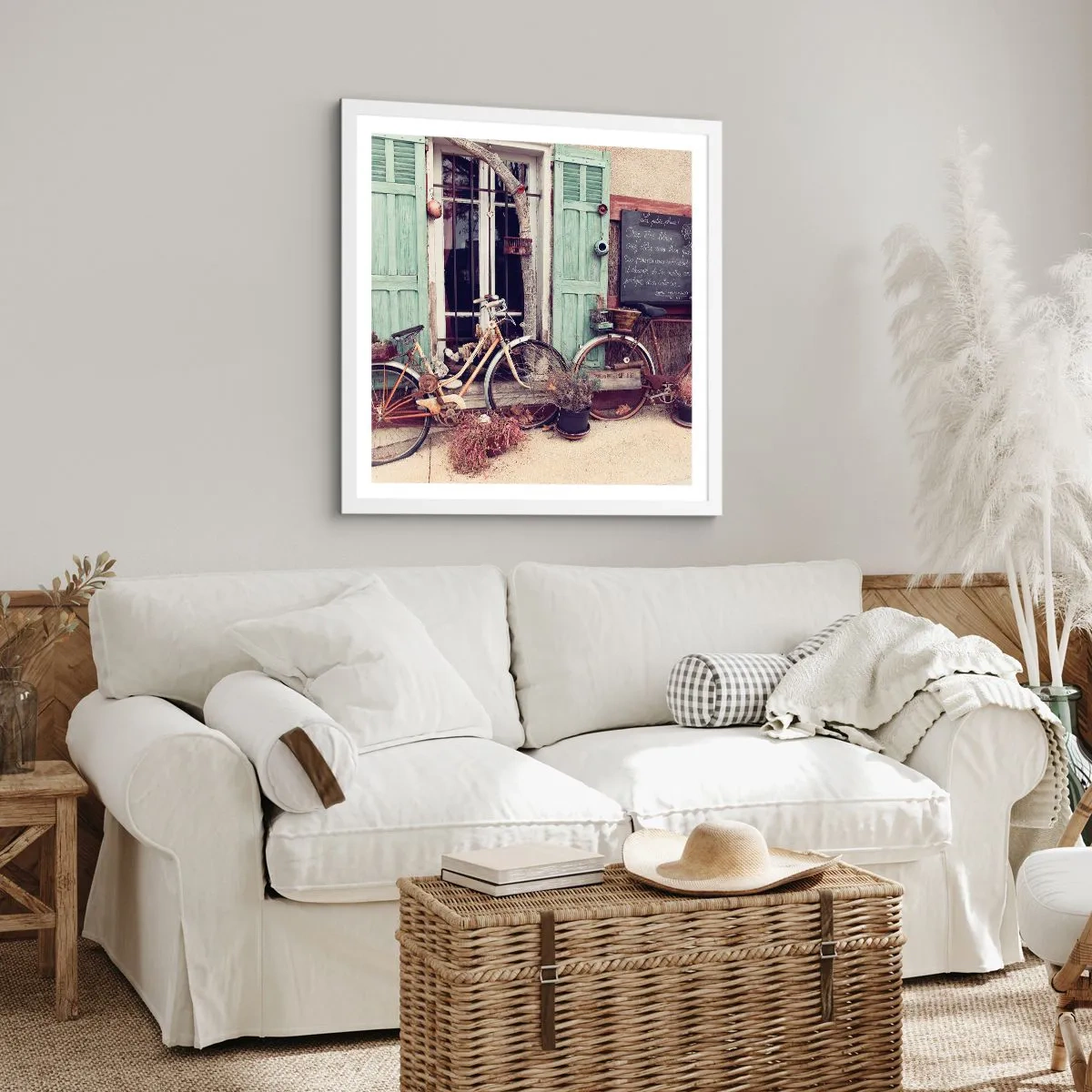 Poszter fekete keretben - Éljen a tartomány - 30x30 cm