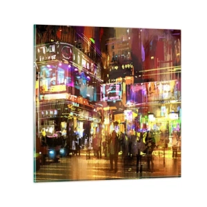 Üveg kép - A fény tengerében - 70x70 cm