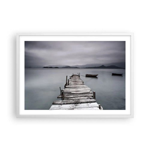 Poszter fekete keretben - Holnap indulhatsz - 70x50 cm