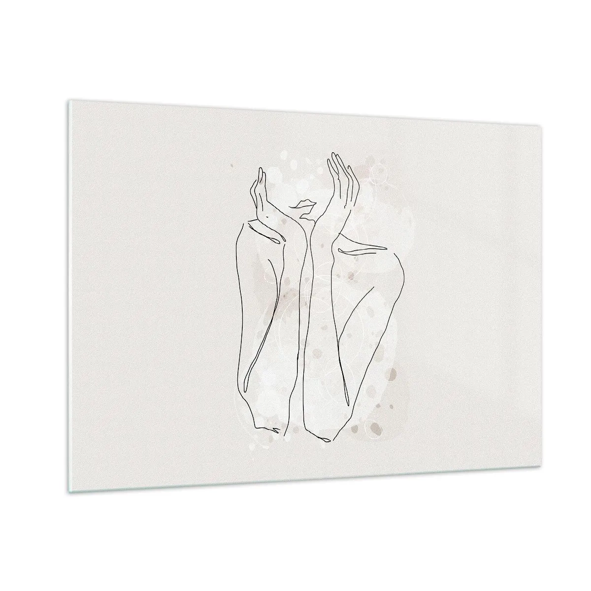 Üveg kép - Várva-várt pillanat - 100x70 cm