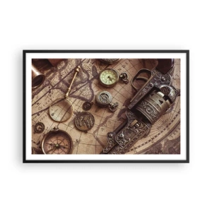 Poszter fehér keretben - Hív a kaland  - 91x61 cm