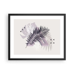 Poszter fehér keretben - Az árnyék árnyéka - 50x40 cm