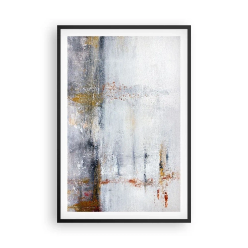 Poszter fehér keretben - A légfüggöny mögött - 61x91 cm