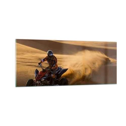 Üveg kép - A homok hullámain - 100x40 cm