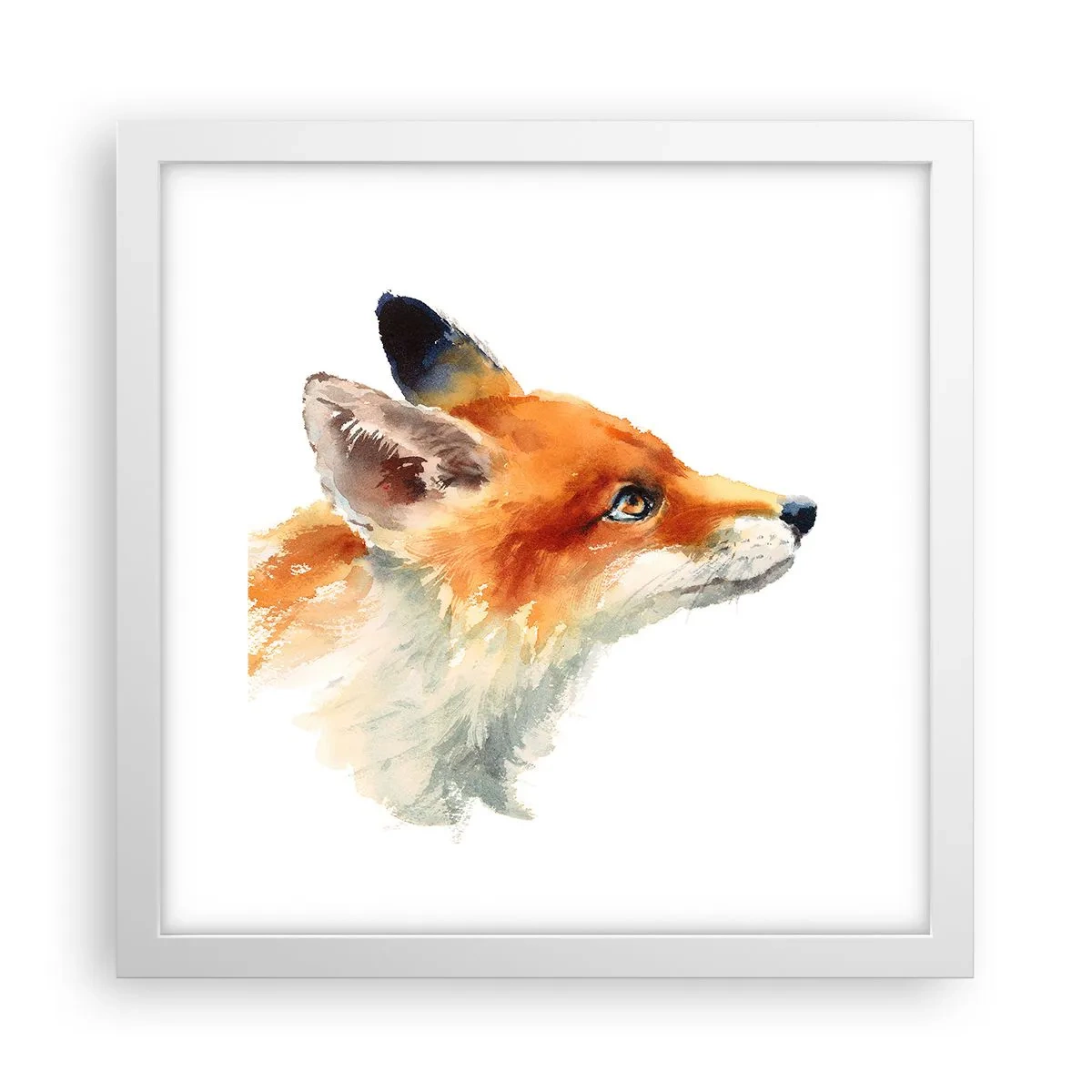 Poszter fekete keretben - Óvatosság az első - 30x30 cm