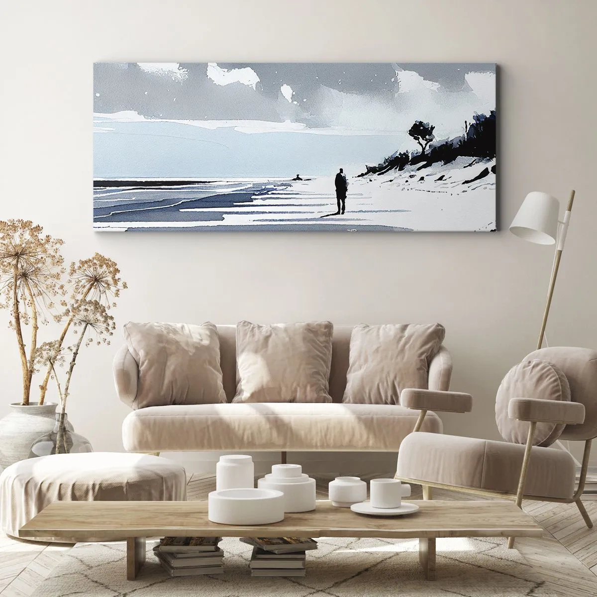 Vászonkép - Egyedül - 100x40 cm