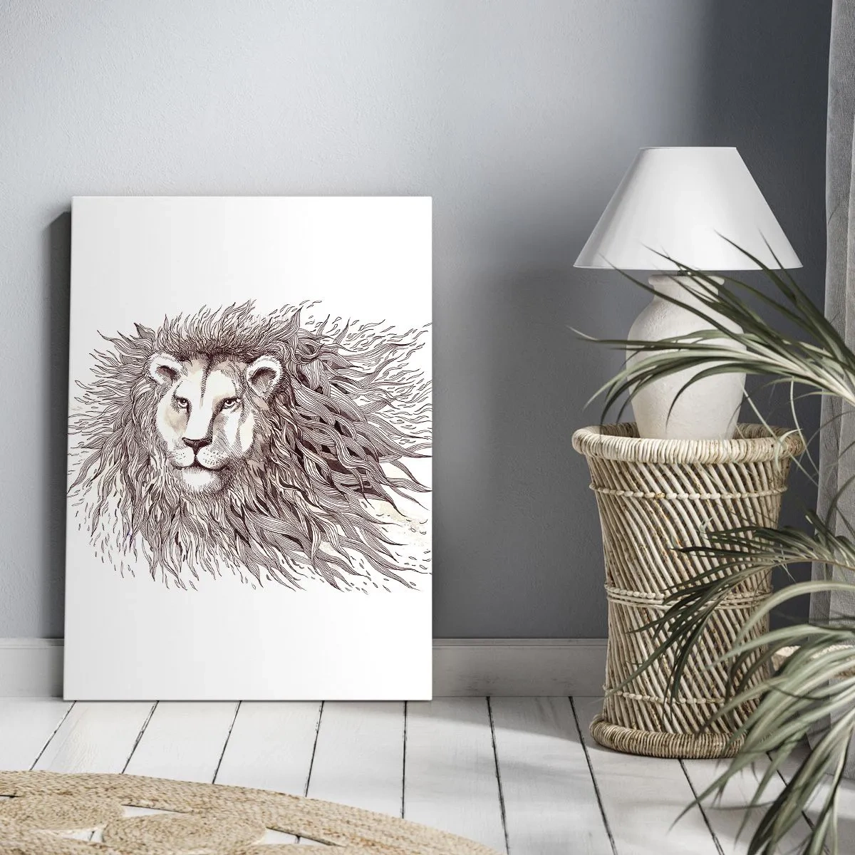 Vászonkép - Tüzes uralkodó - 50x70 cm