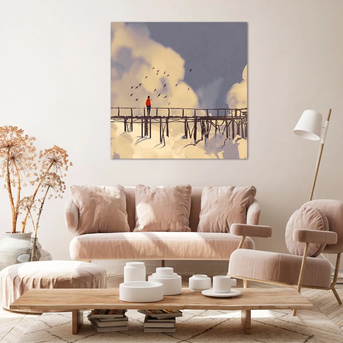 Vászonkép - Kék vágy - 70x70 cm