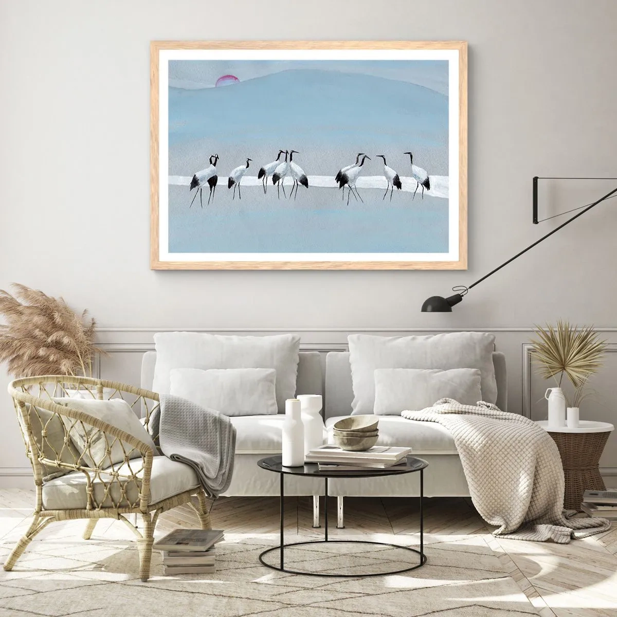 Poszter világos tölgy keretben - Egy forró nap után - 100x70 cm