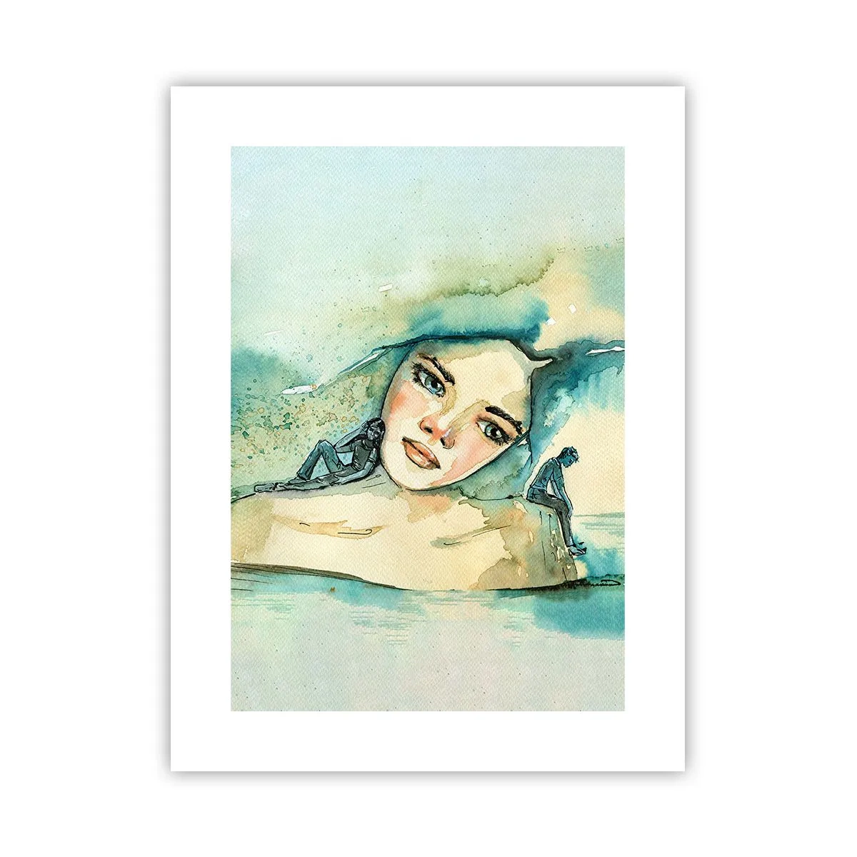 Poszter - Am I blue? - 30x40 cm