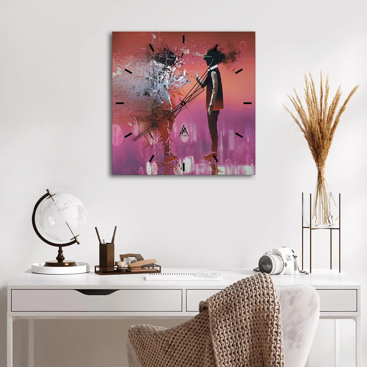 Falióra, Óra - Tudsz magadba nézni? - 40x40 cm