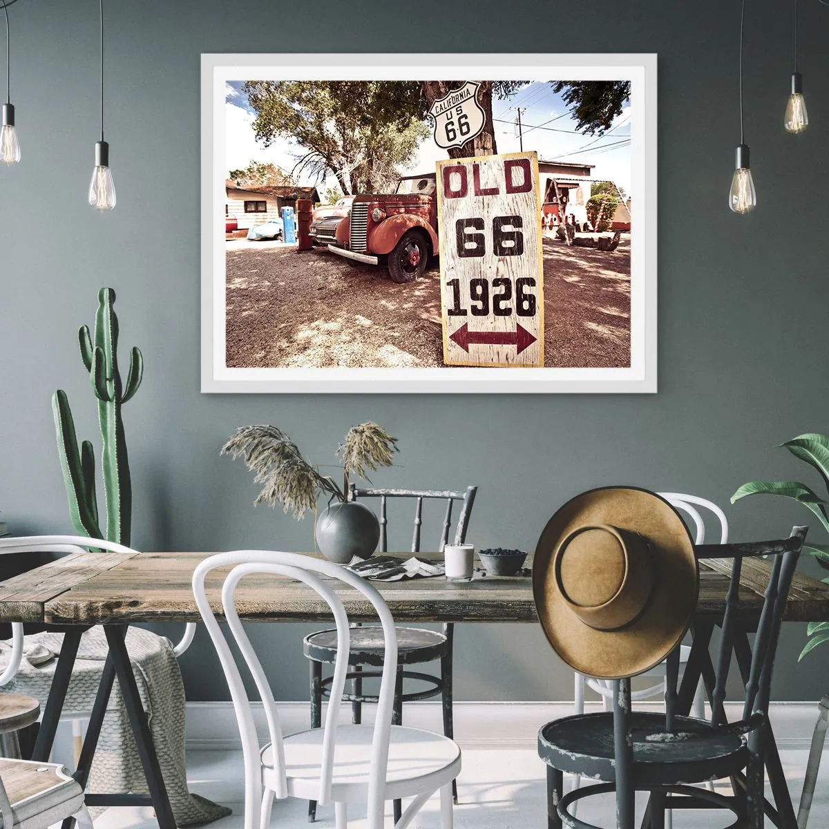 Poszter fekete keretben - Az amerikai tartomány legendája - 100x70 cm