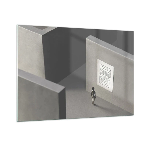 Üveg kép - De én hol vagyok? - 100x70 cm