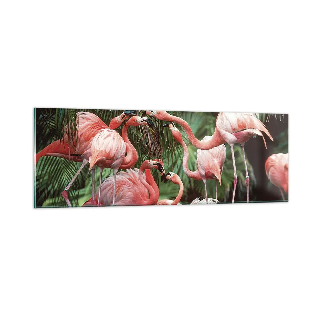 Üveg kép - Délutáni pletyka - 90x30 cm