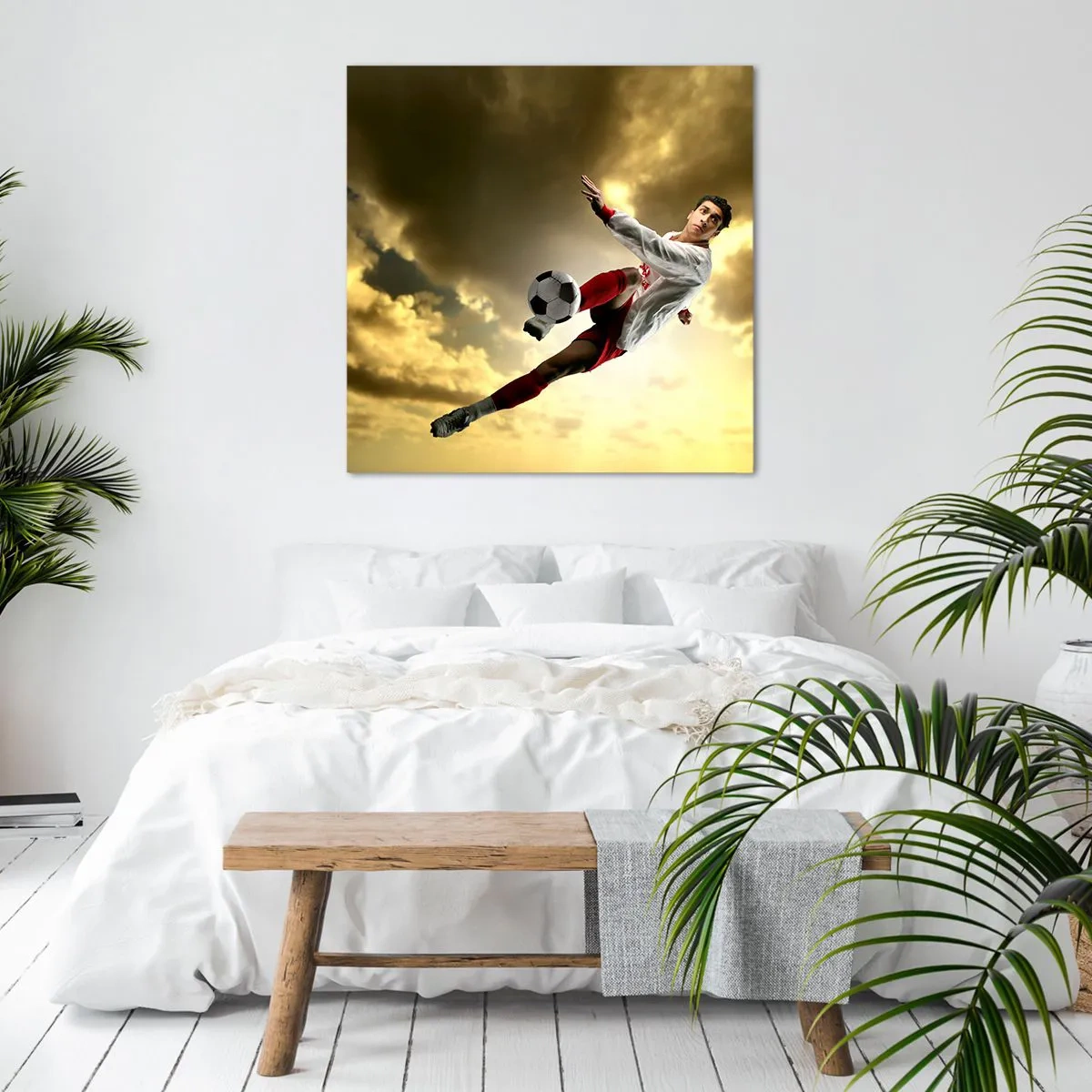 Vászonkép - Futball Mennyország - 60x60 cm