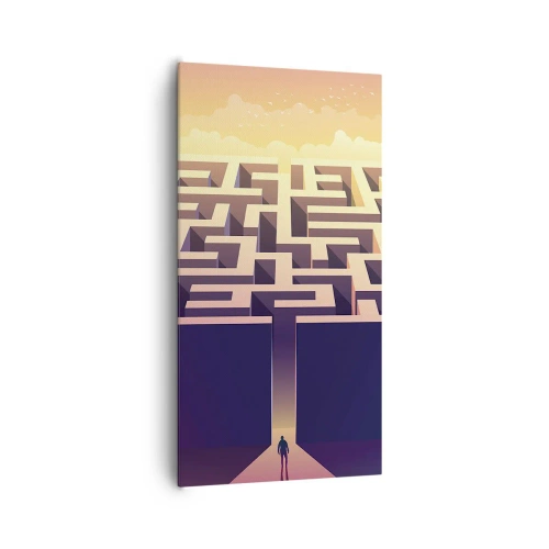 Vászonkép - Döntés ideje - 65x120 cm