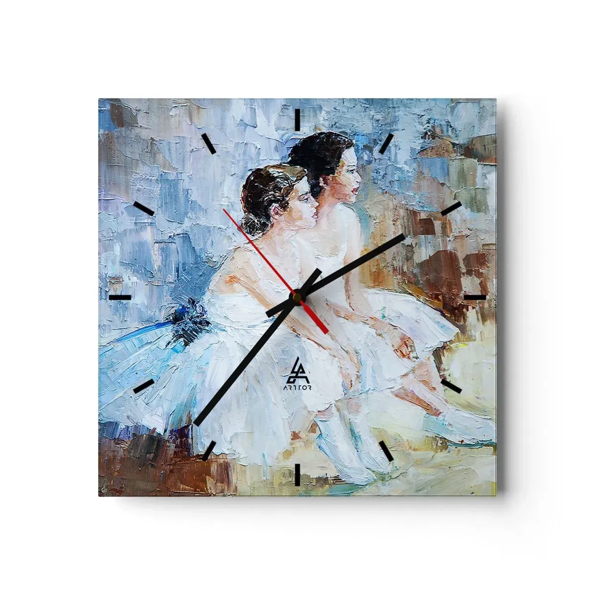 Falióra, Óra - A fiatal hattyúk pihenése - 30x30 cm
