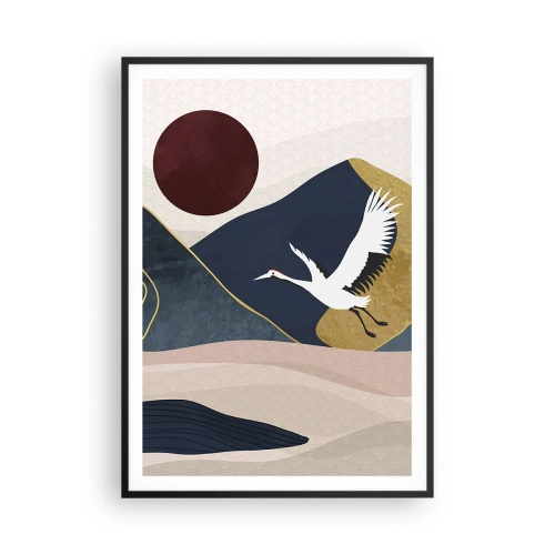 Poszter fehér keretben - És ismét ELREPÜLT a nap - 70x100 cm