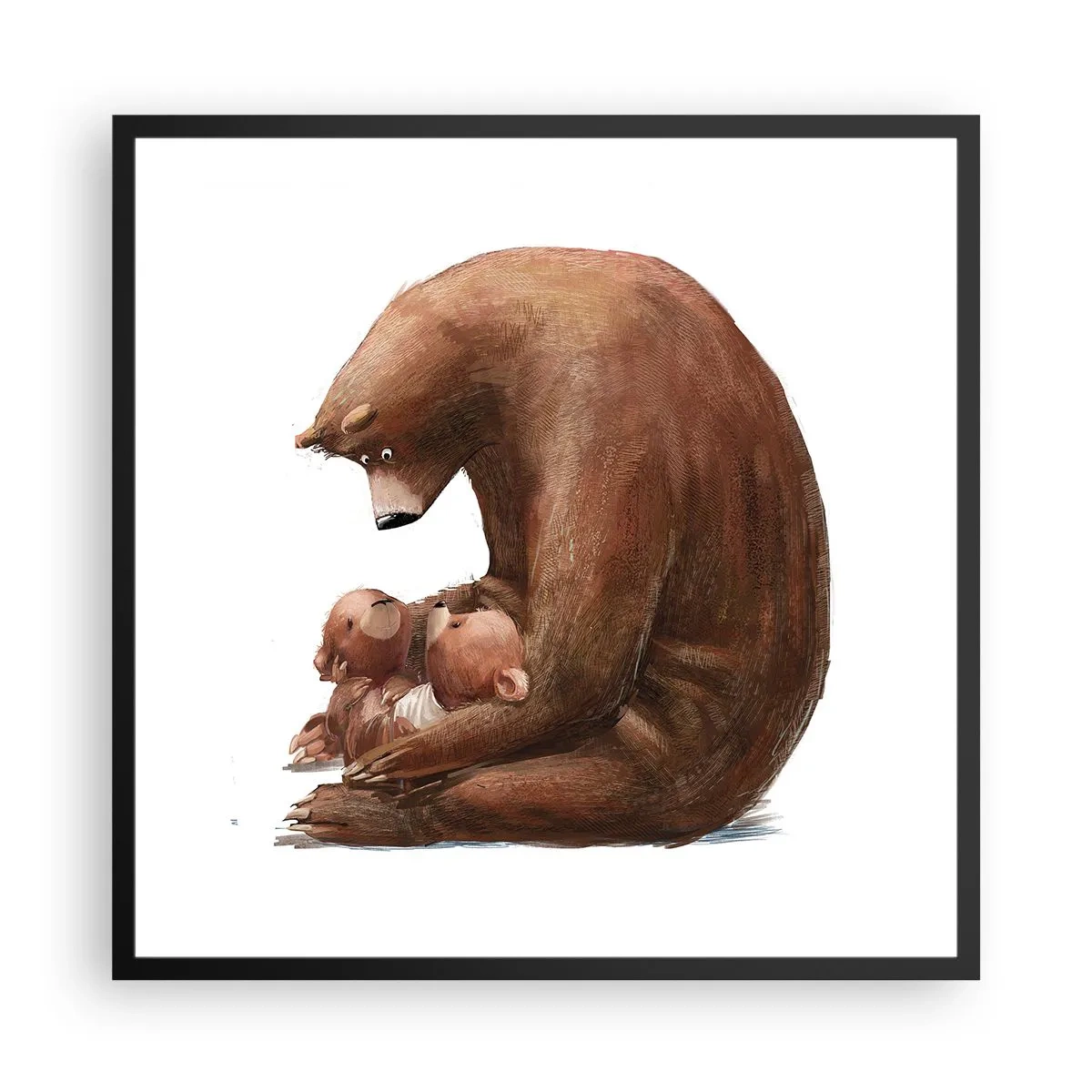 Poszter fehér keretben - Szép álmokat gyerekek - 60x60 cm