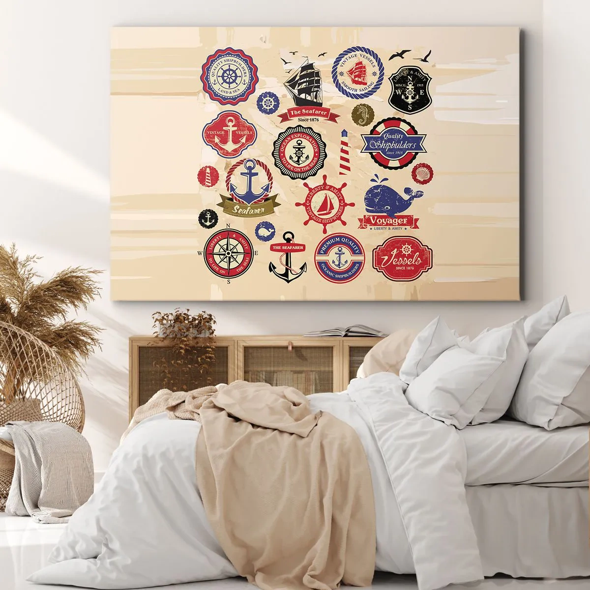 Vászonkép - Vitorlás testvériség - 120x80 cm