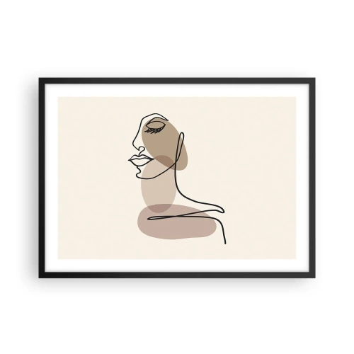 Poszter fehér keretben - Egy bizonyos szépségvonal - 70x50 cm