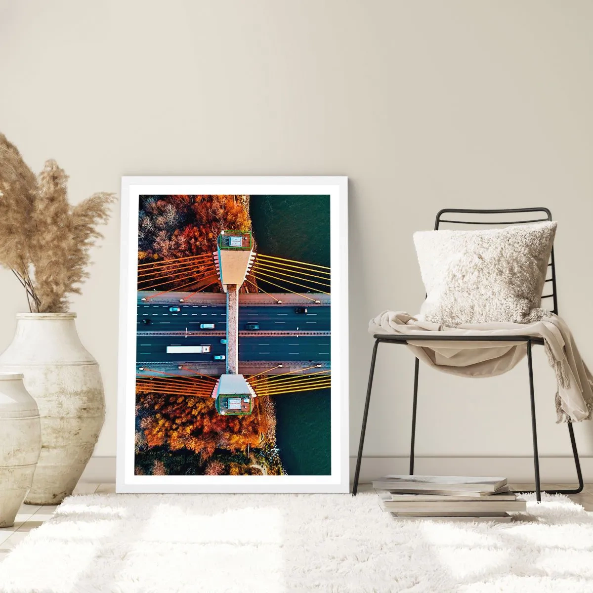 Poszter fekete keretben - TÚL a vizeken, túl az erdőkön - 61x91 cm