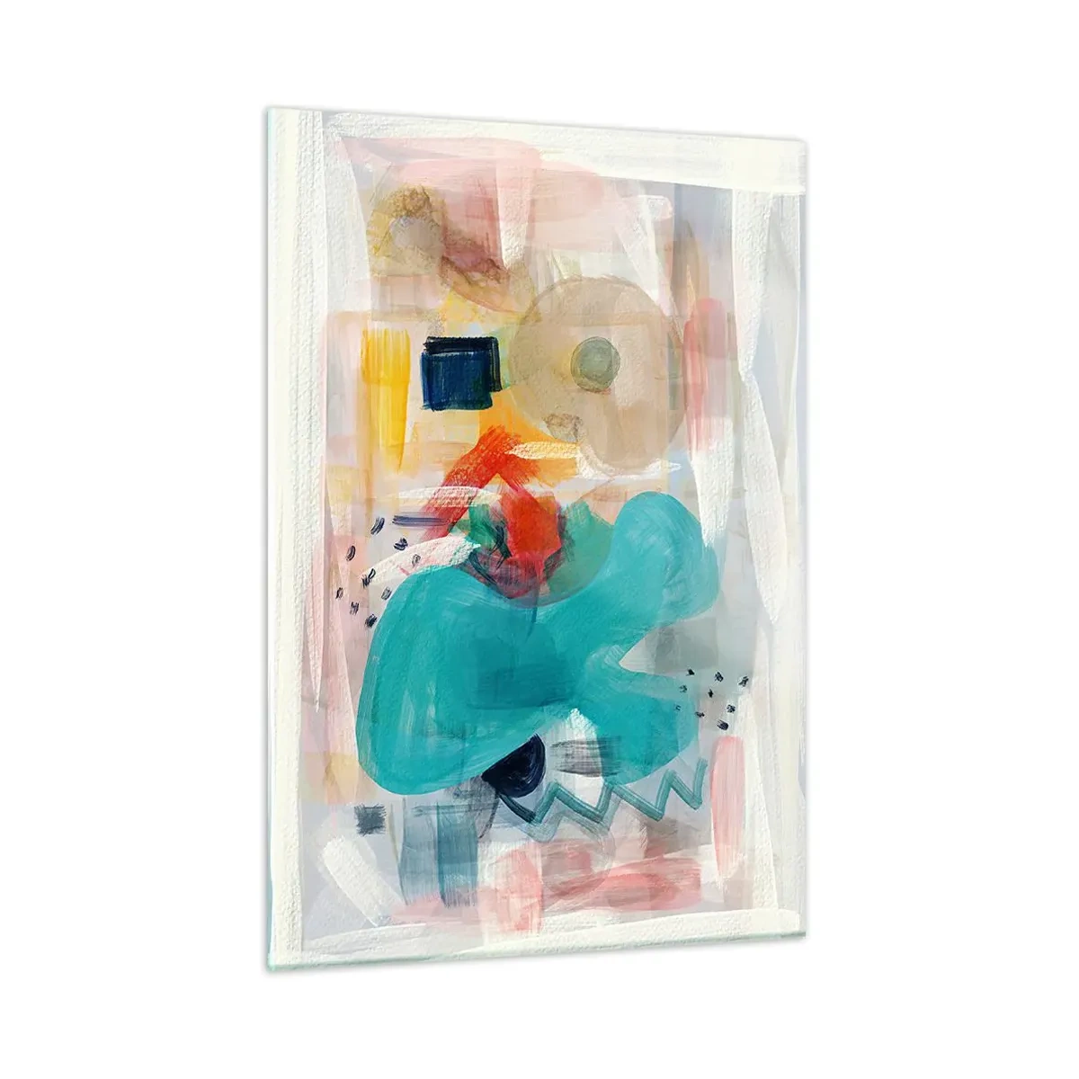 Üveg kép - Színes játék - 50x70 cm