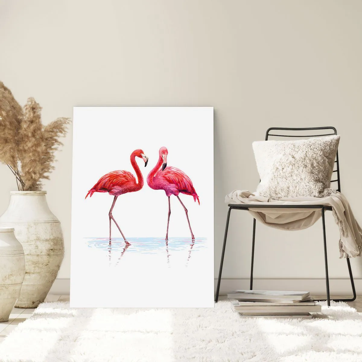 Poszter - Rozsaszín randez-vous - 70x100 cm