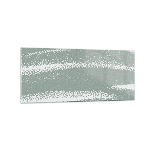 Üveg kép - Absztrakció téli hangulatban - 120x50 cm