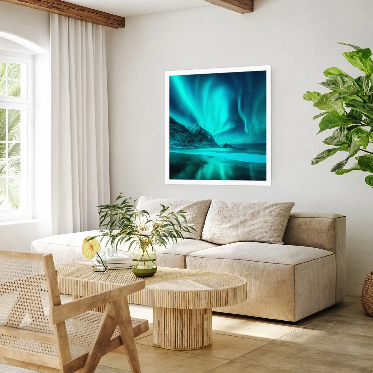 Poszter - Észak csodái - 60x60 cm