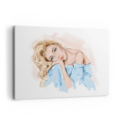 Vászonkép - Álmodozó a kékben - 100x70 cm