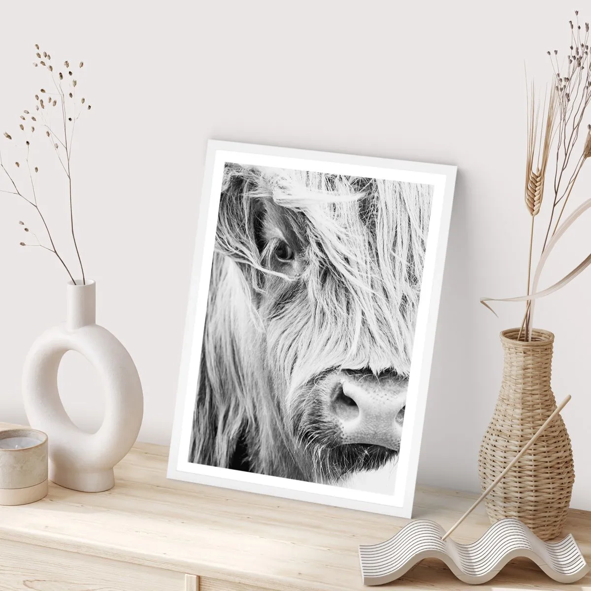 Poszter fekete keretben - Skót vadság - 40x50 cm