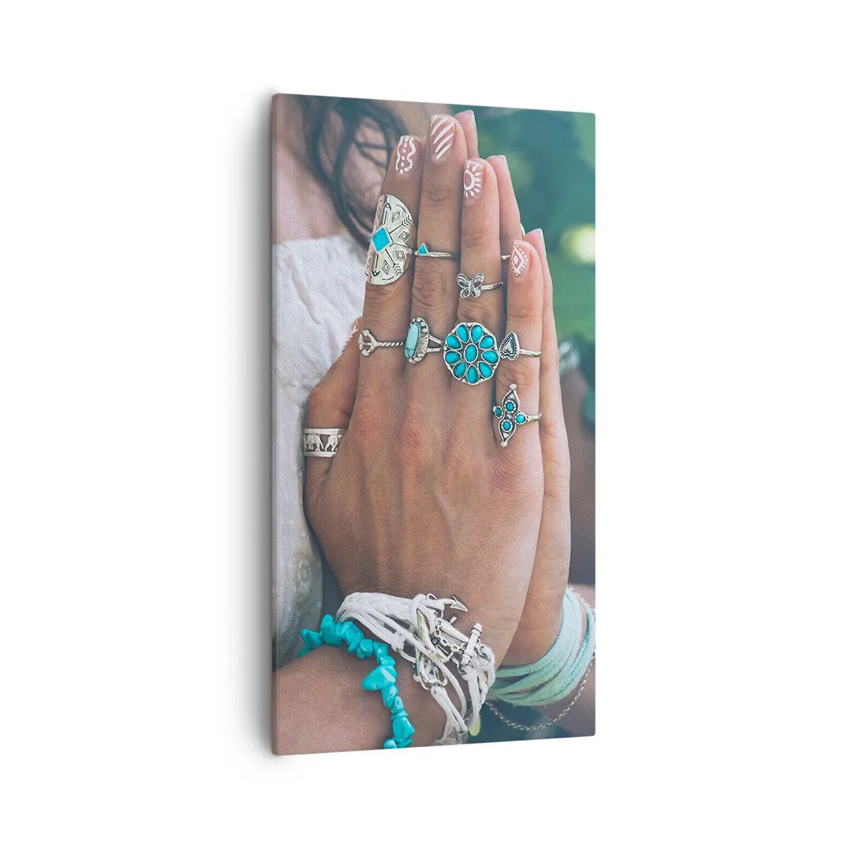 Vászonkép - Üdvözöljük a lét középpontjában - 55x100 cm