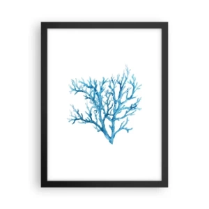 Poszter fehér keretben - Tengeri filigrán - 30x40 cm