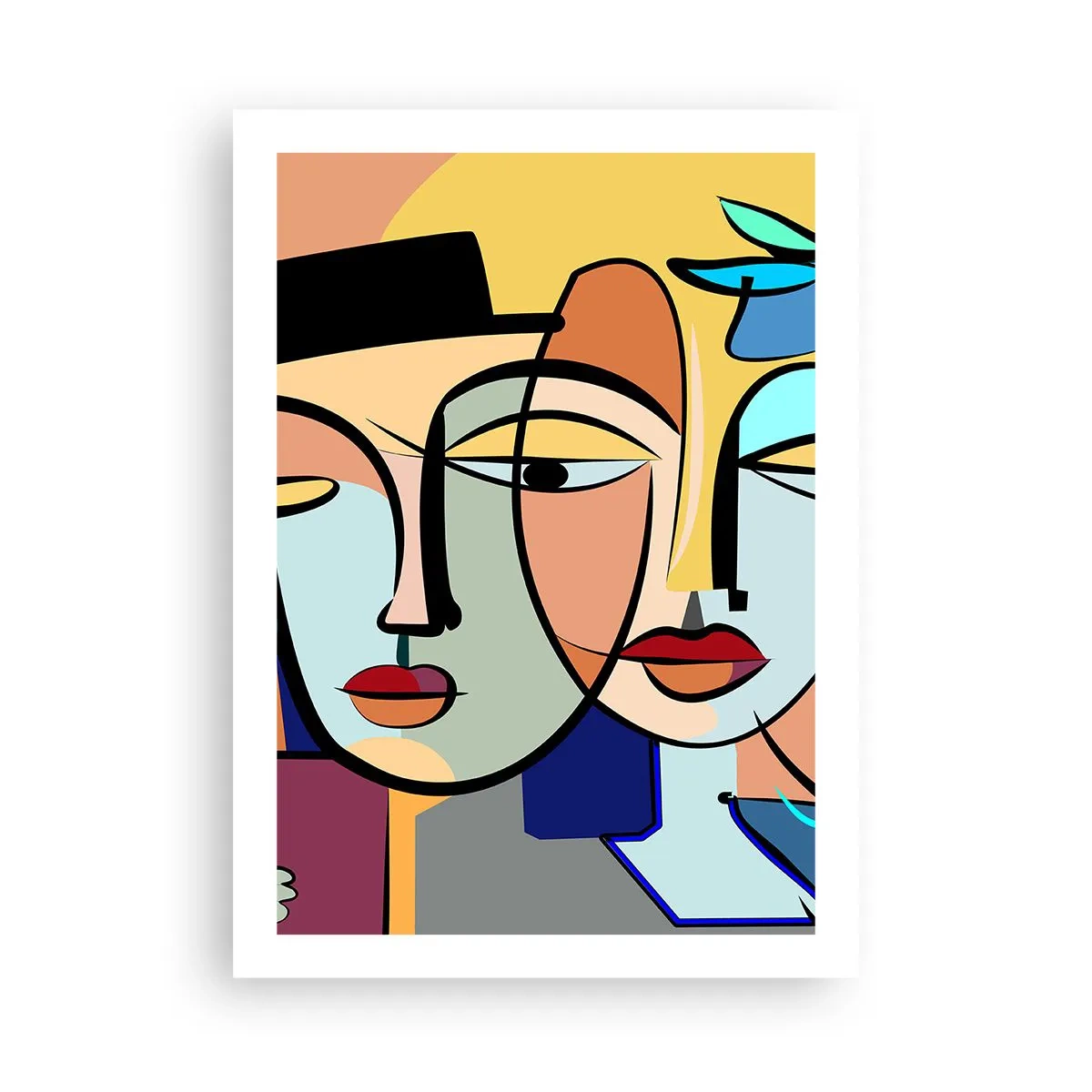 Poszter - Picasso randez vous - 50x70 cm