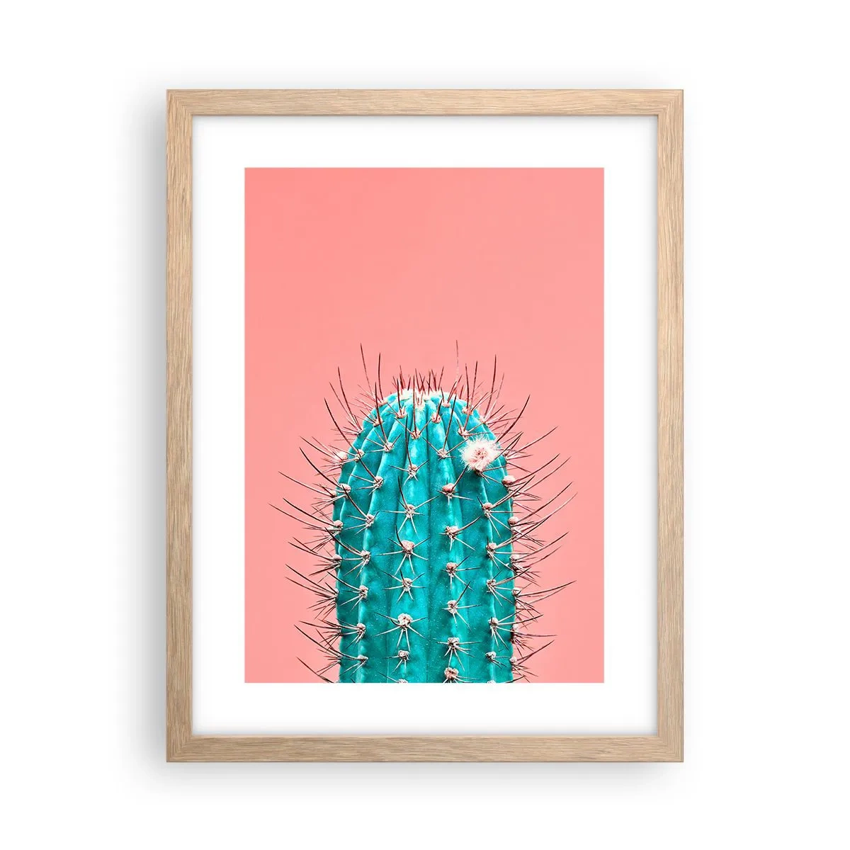 Poszter világos tölgy keretben - Csak nézz - 30x40 cm