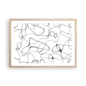 Poszter világos tölgy keretben - Életutak, sorsok - 70x50 cm