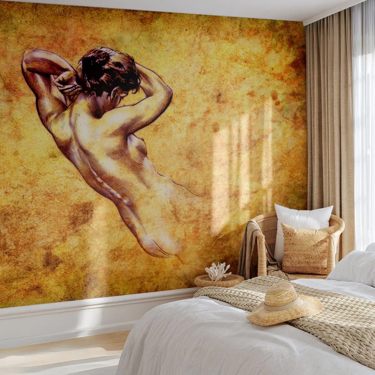 Fotótapéta Premium Canvas - Felfedezett, de még mindig rejtély - Nő, törvény, Darab - 150x105 cm