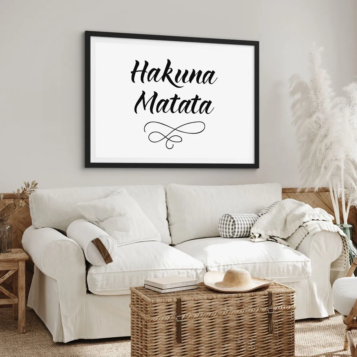 Poszter fehér keretben - A legjobb tanács - 70x50 cm